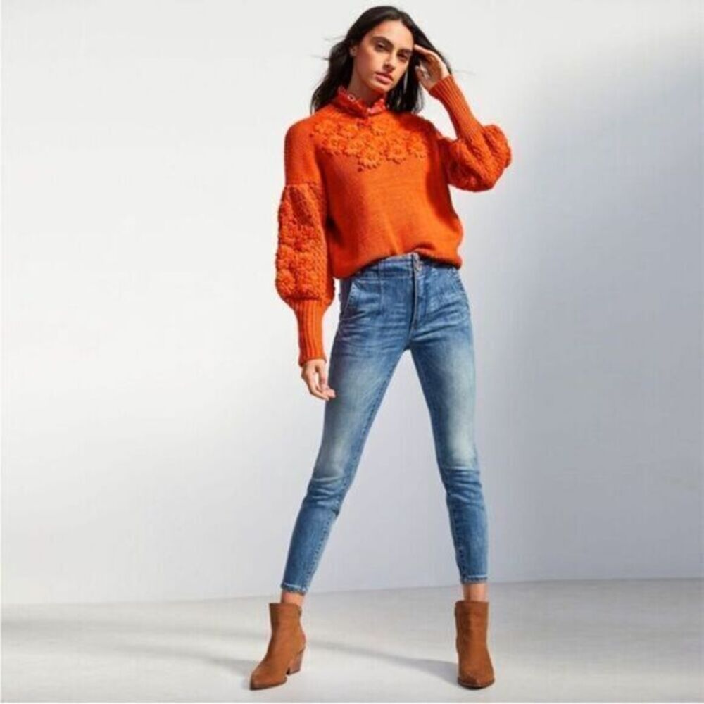 Anthropologie Pilcro Darted High-Rise Skinny Jeans in Denim Dark Wash
